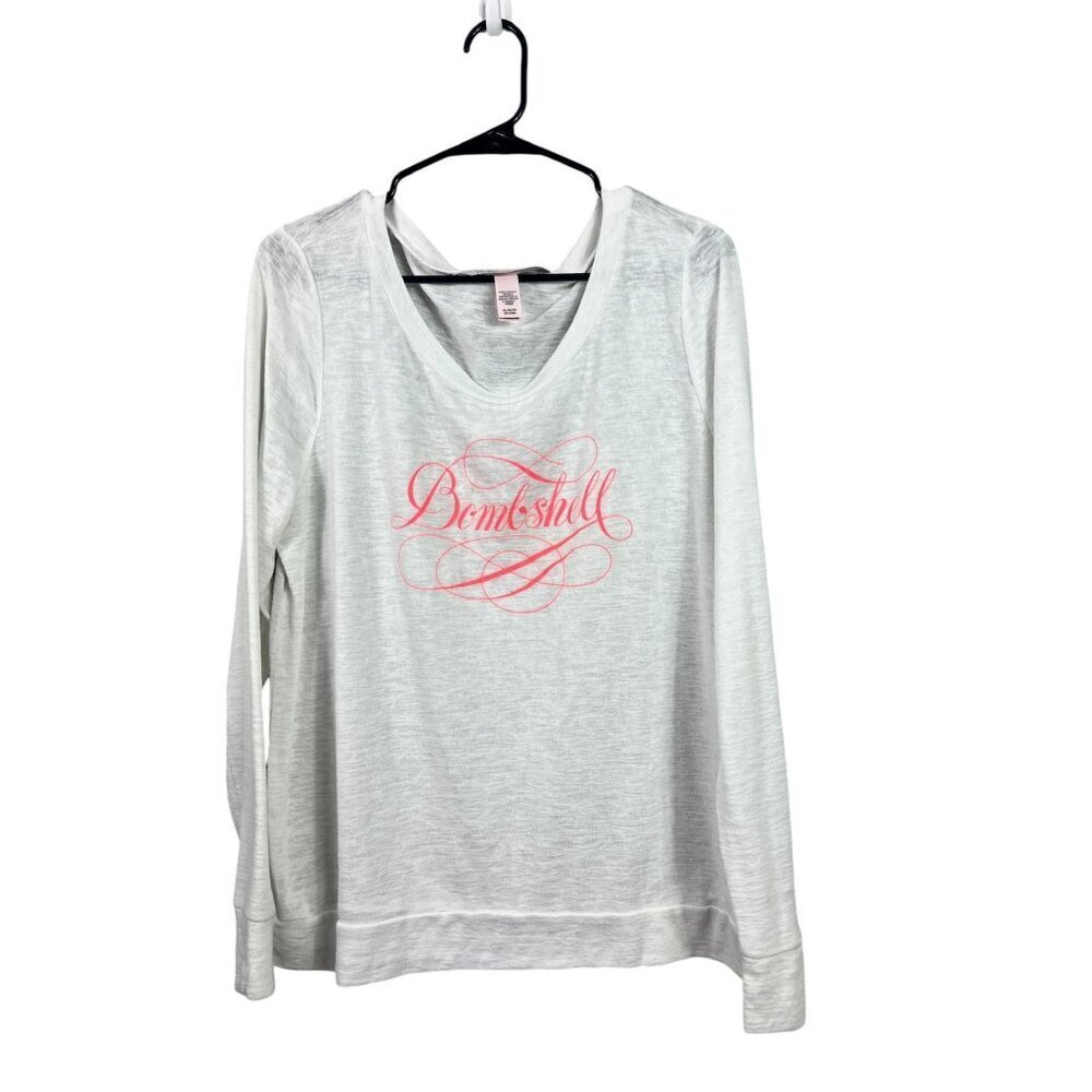 Victoria's Secret Women's White Long Sleeve Top